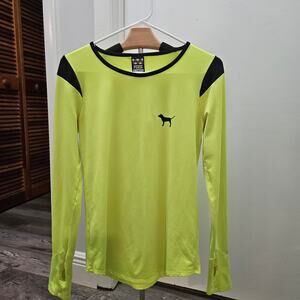 Women's Victoria Secret Pink Ultimate Florescent Sport Shirt Size M
